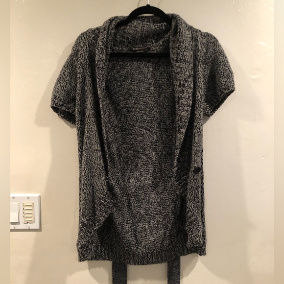 BCBGMAXAZRIA - Wrap Sweater / Cardigan Sweater with waist tie - Picture 3 of 4